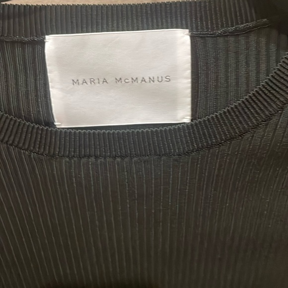 Maria McManus Black Cropped Long Sleeve size small - Picture 2 of 3